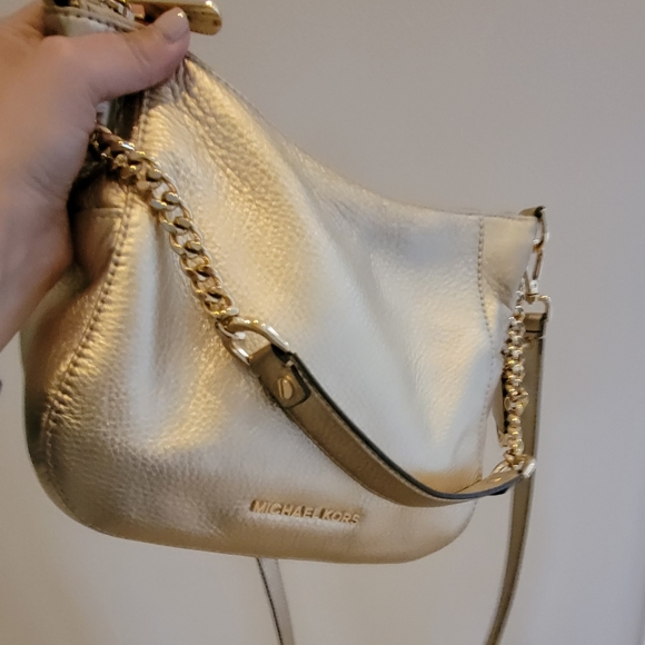 Michael kors pale gold crossbody bag with top handle - Picture 5 of 5